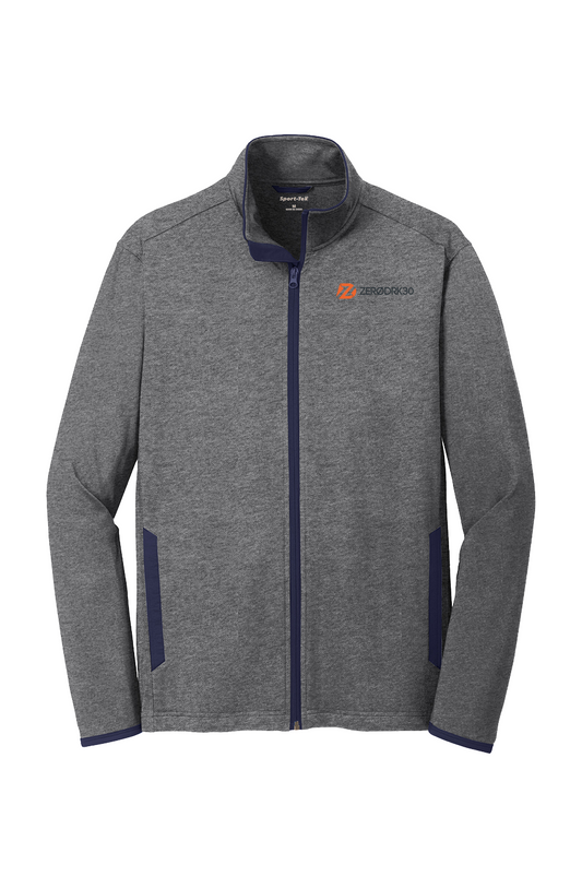 Men's Sport-Wick Jacket (Gray-Blue)