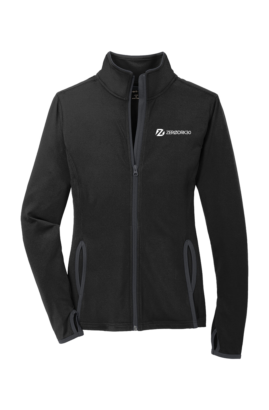 Womens Sport-Wick Jacket (Black)