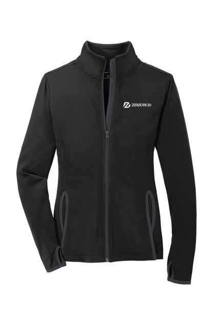 Womens Sport-Wick Jacket (Black)