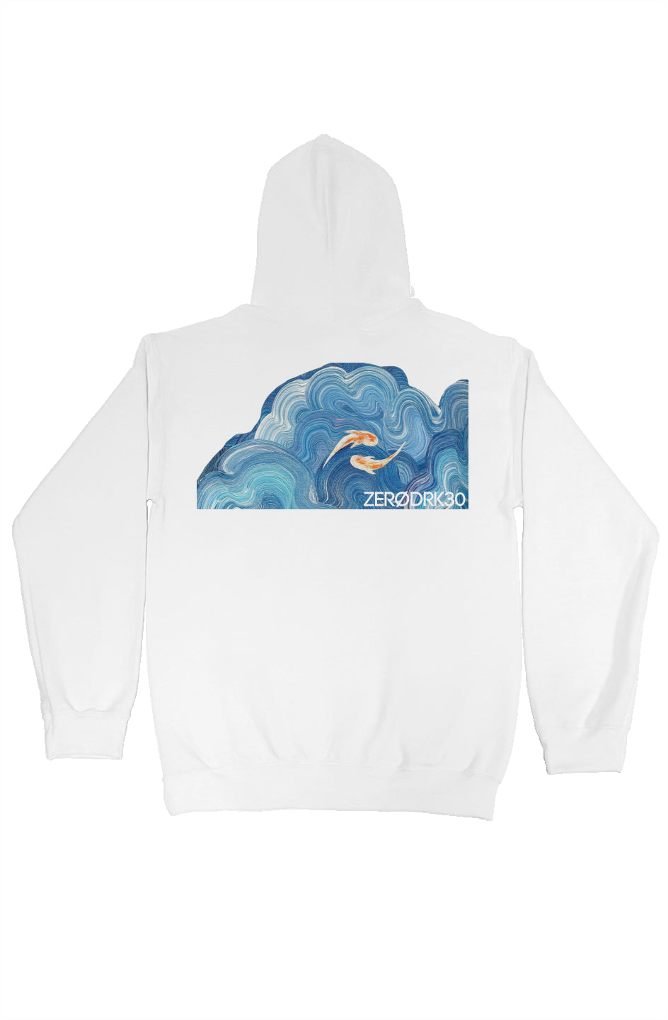 Woman Ocean Drift Crop Hoodie