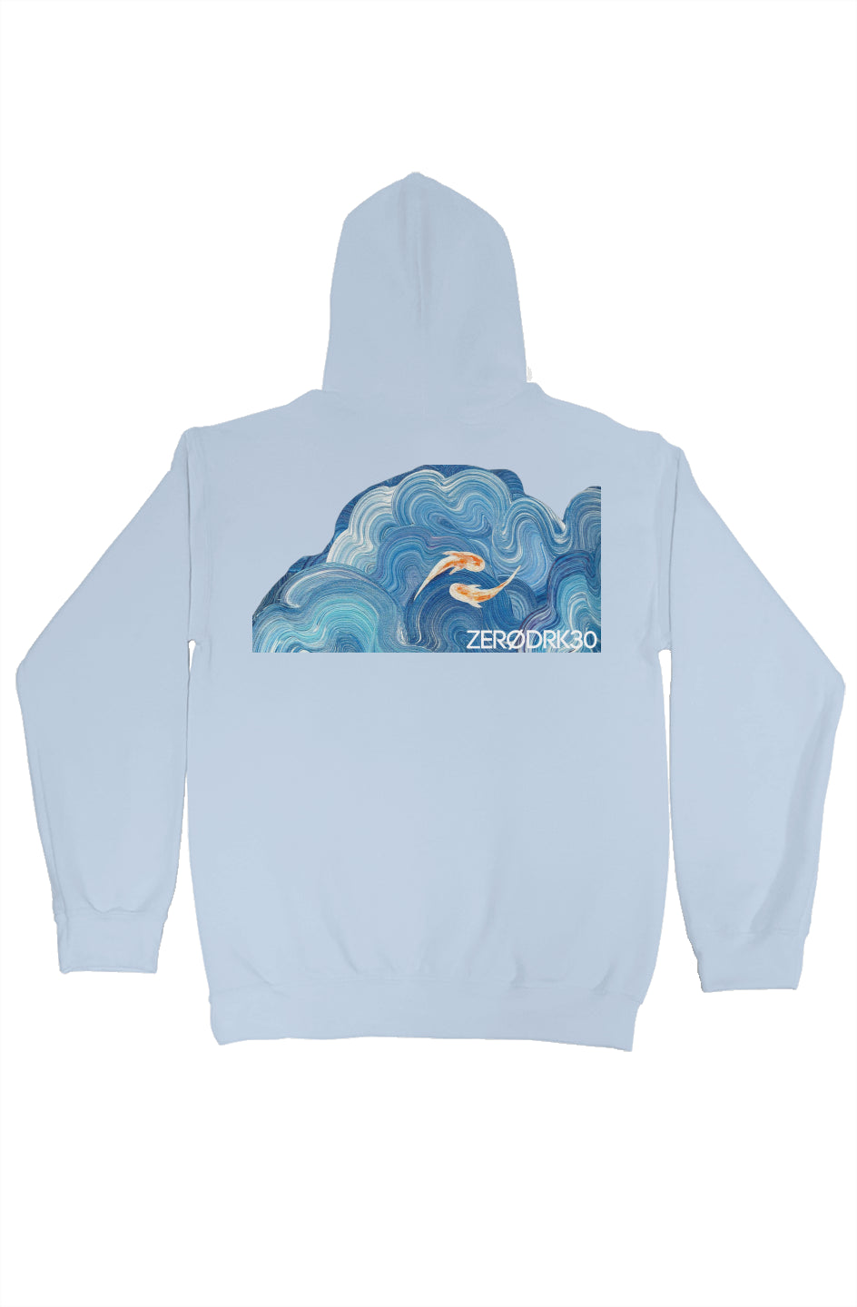 Woman Ocean Drift Crop Hoodie 